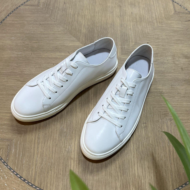 Men's White Suit Sports Board Summer Plus Sneakers