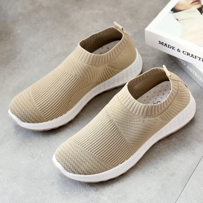 Women's Bottom Slip-on Running Socks Cover Feet Casual Shoes