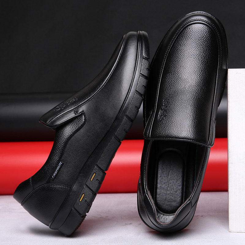 Men's Apple Business Soft Bottom Breathable Leather Shoes