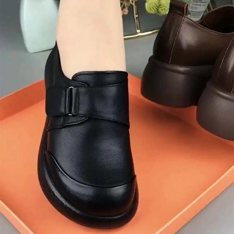 Women's Autumn Soft Platform Bottom Mom Retro Casual Shoes