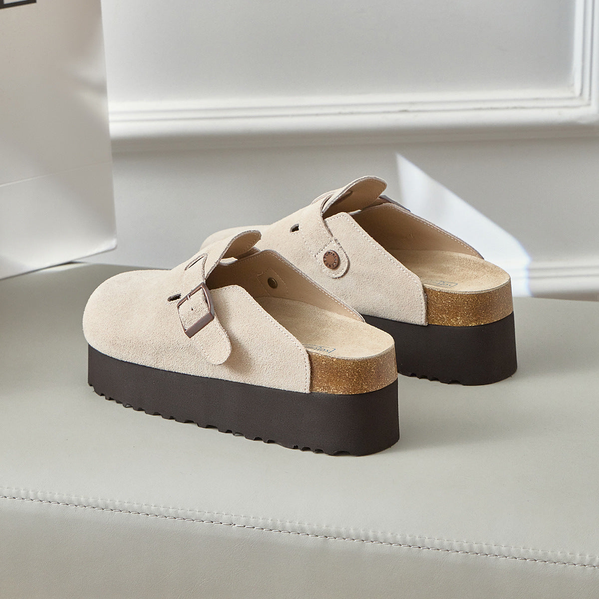 Women's Thick-soled Height Increasing Insole Outer Wear Slippers