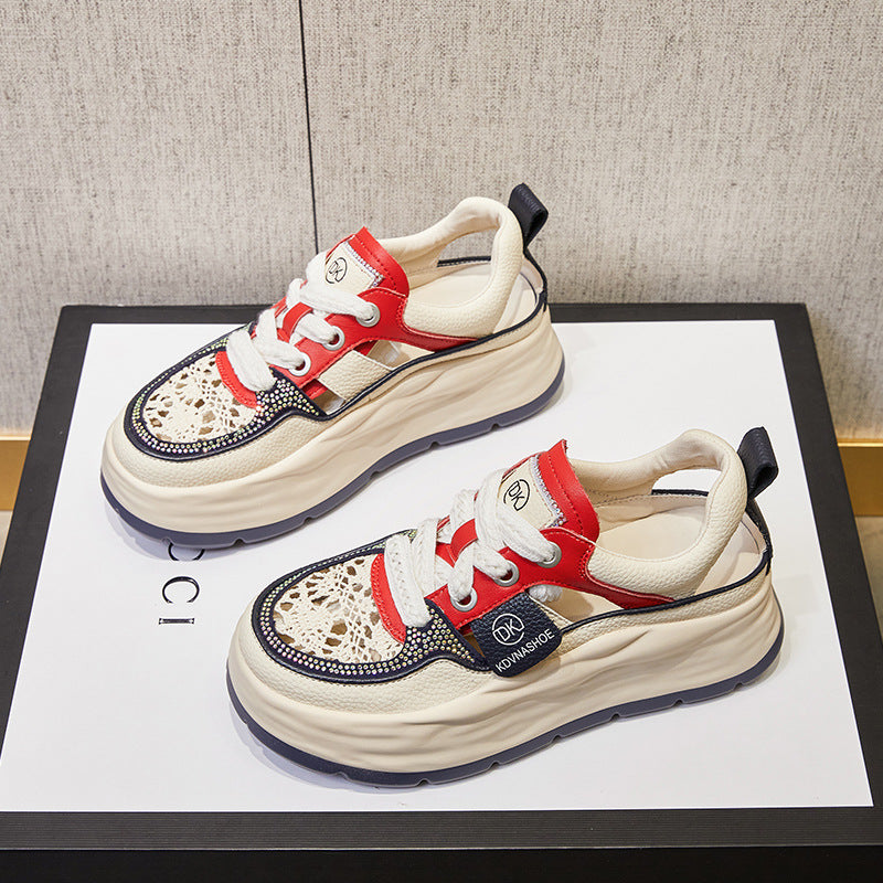 Women's Simple Elevator Breathable Single-layer Fashionable Sports Sneakers