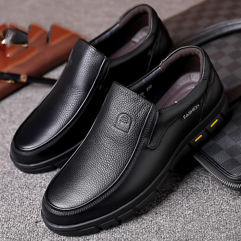 Men's Fashion Classic Soft Bottom Dad Leather Shoes