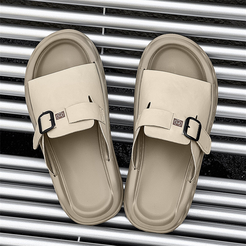 Cool Fashion Korean Style Button Beach Sandals