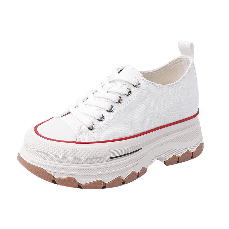 Women's Leisure Thick Bottom Height Increasing Insole Casual Shoes