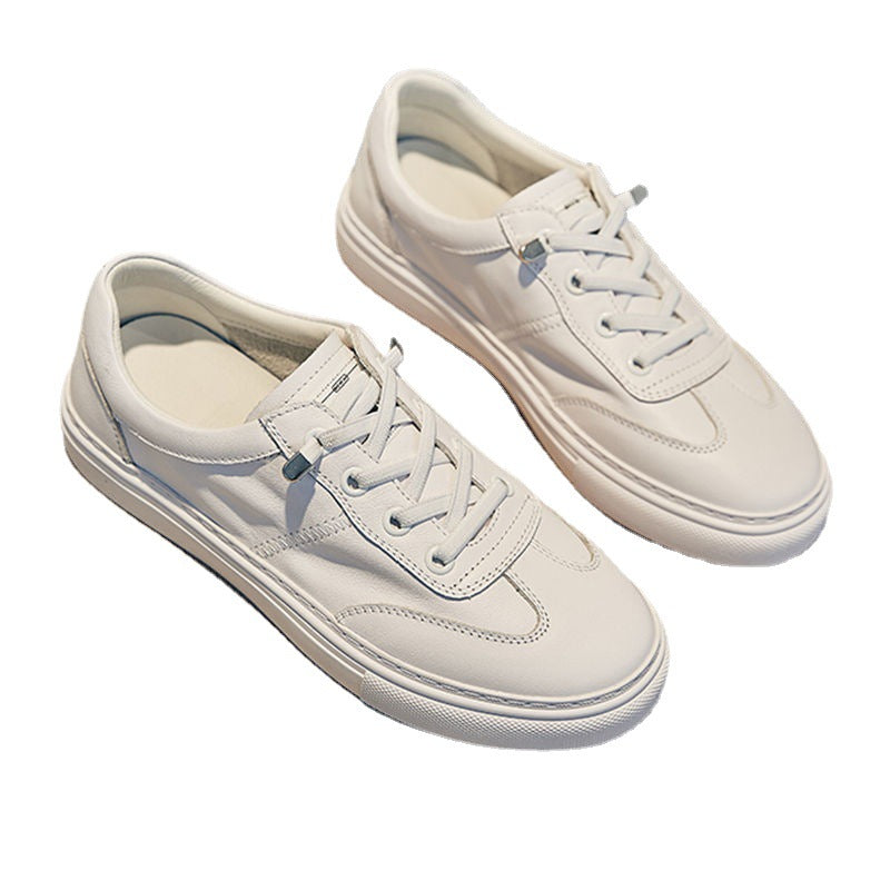 Women's White Sports Versatile Korean Style Flat Casual Shoes