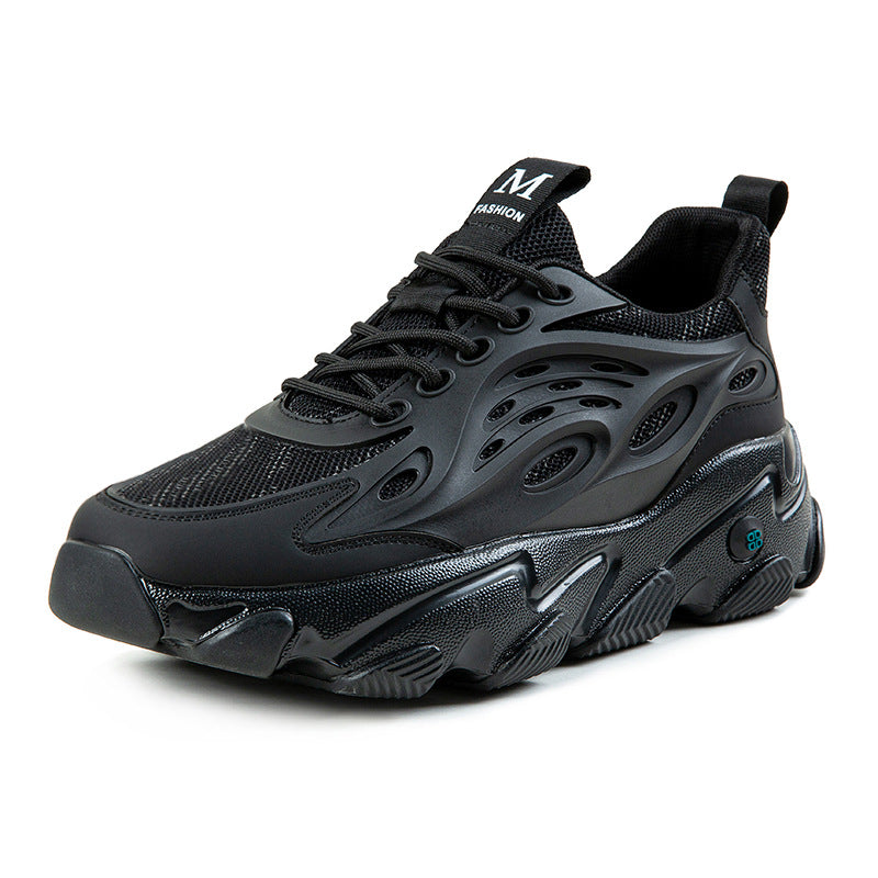 Men's Mesh Fashion Platform Height Increasing Insole Sneakers