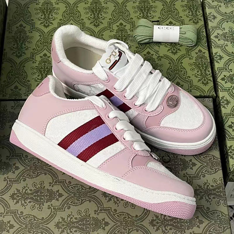 Women's & Men's Rhinestone Golden Goose Retro Dirty Presbyopic Flat Casual Shoes