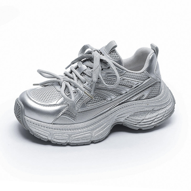 Women's Sier Dad Spring Personalized Double Shoelace Sneakers