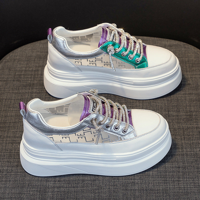 Women's & Men's Small Height Increasing Insole Summer Mesh Casual Shoes
