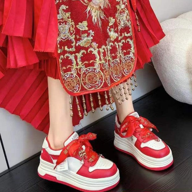 Women's Sign Sports Board Spring Versatile Fashion Sneakers
