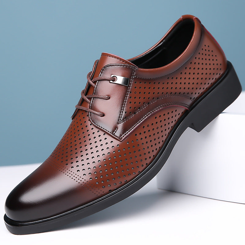 Men's Size Height Increasing Insole Formal Business Leather Shoes