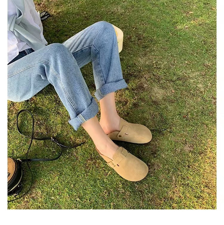 Women's Style Vintage Soft Bottom Toe Cap Slippers