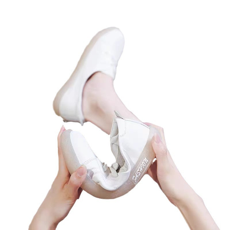Women's & Men's Beef Tendon Soft Bottom Low-cut Flat Pregnant Not Tired Men's Shoes