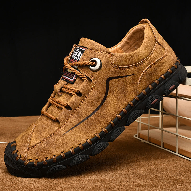 Men's Outdoor Low Top Plus Size Flat Sneakers