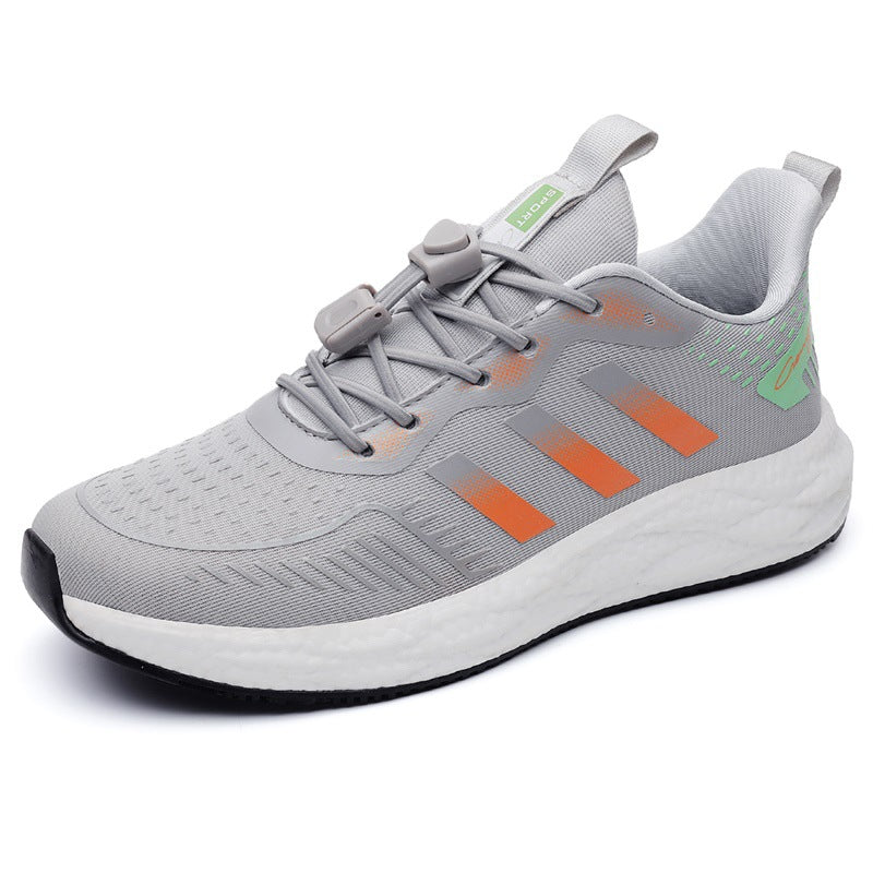 Women's & Men's Vibration Walking Sports Style Lightweight Round Head Sneakers