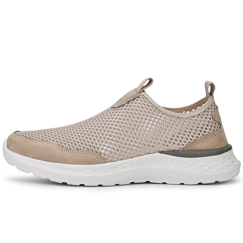 Men's Slip-on Summer Lightweight Breathable Soft Bottom Casual Shoes