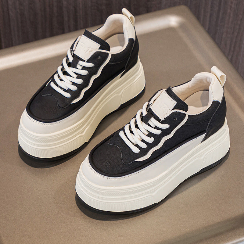 High Platform Height Increasing Insole Small Versatile Single-layer Sneakers