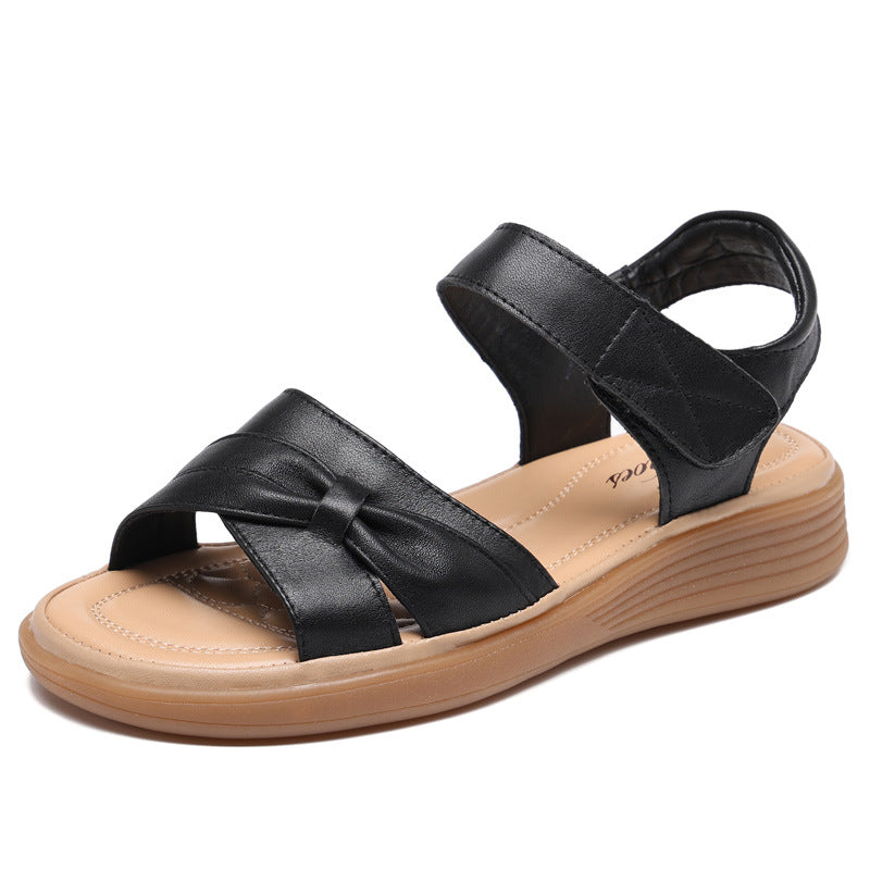 Women's & Men's Genuine Soft Bottom Mom Summer Comfortable Old Sandals