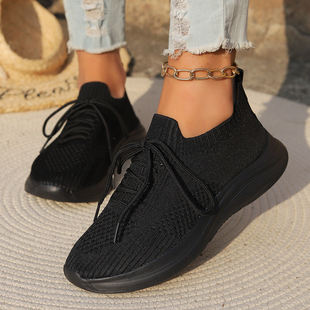 Women's Plus Size Thick Bottom Spring Pumps Casual Shoes