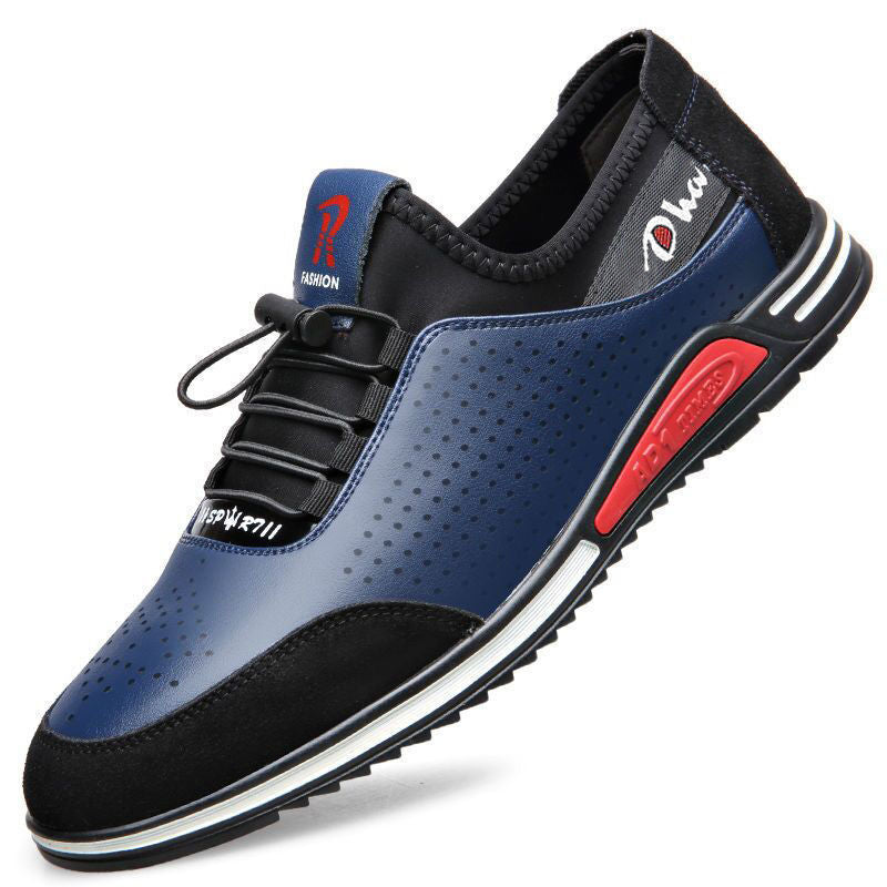 Men's Height Increasing Insole Versatile Green Fashionable Casual Shoes