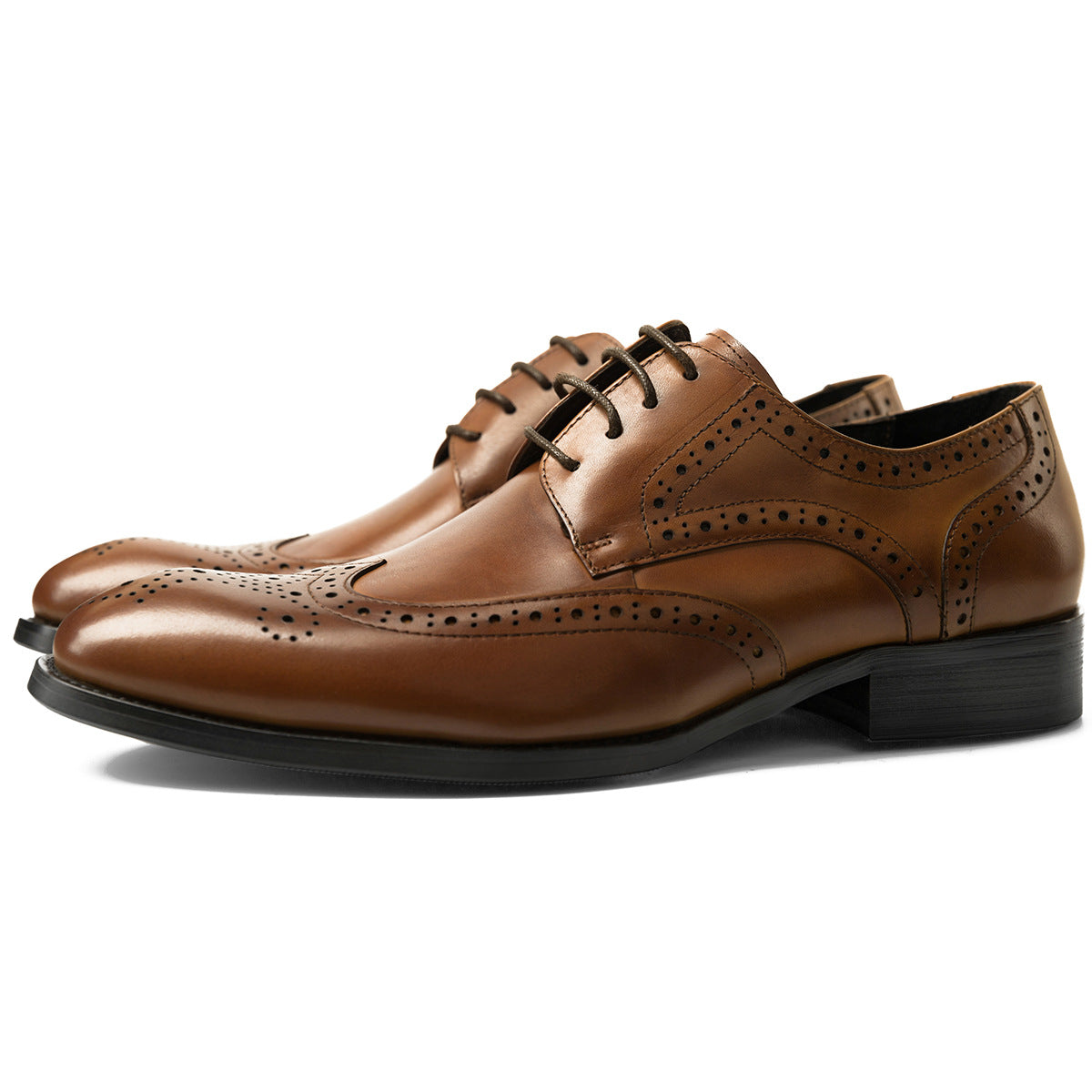 Men's Brogue Business British Carved Wedding Leather Shoes
