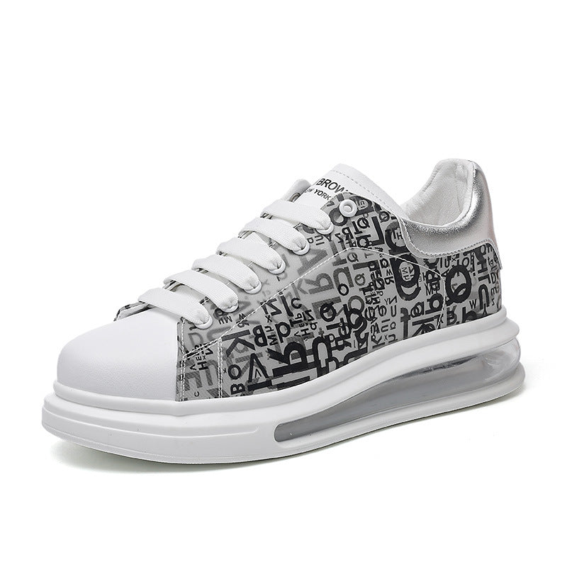 Women's & Men's Summer Air Cushion Thick Bottom Hight Increasing Sneakers