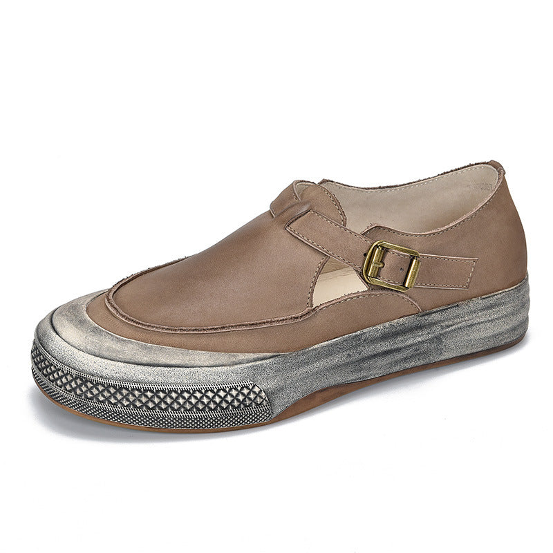 Women's Glamorous Durable Round Head Flat Casual Shoes