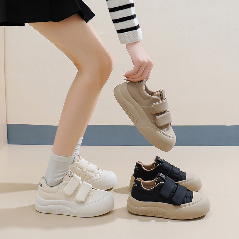 Women's Autumn Korean Style Flat White Trendy Casual Shoes