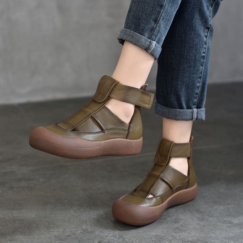 Women's Roman Authentic Hollow Out Closed Toe Sandals
