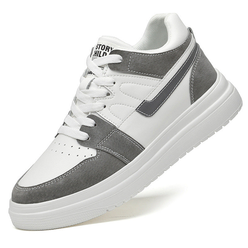 Men's Autumn Thick-soled Invisible Height Increasing Insole Breathable Men's Board Shoes