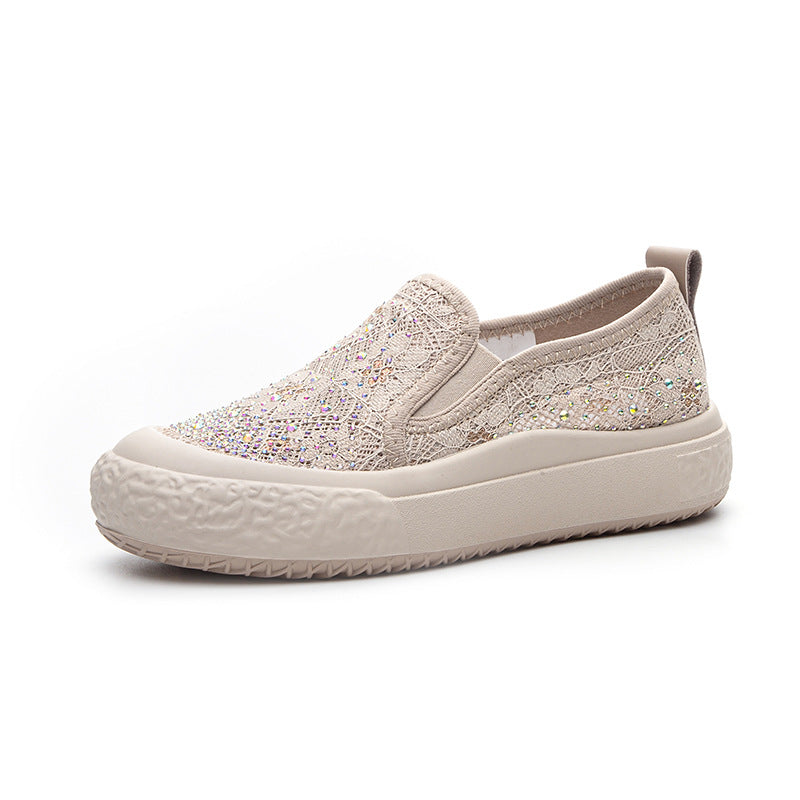 Women's Platform Fisherman Plus Size Slip-on Flat Women's Shoes