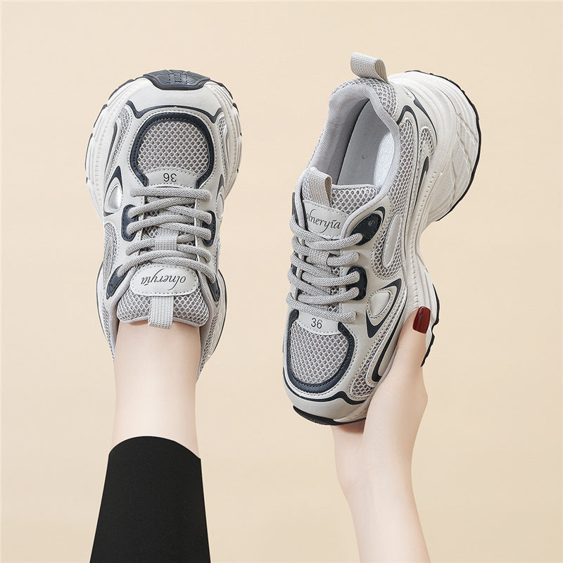 Women's Platform Dad Classy Sier Increased Sports Casual Shoes