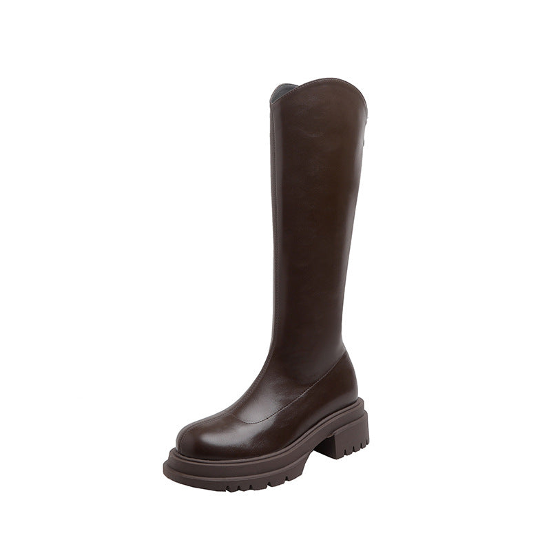 Cut Below The Knee Stretch Thin Boots