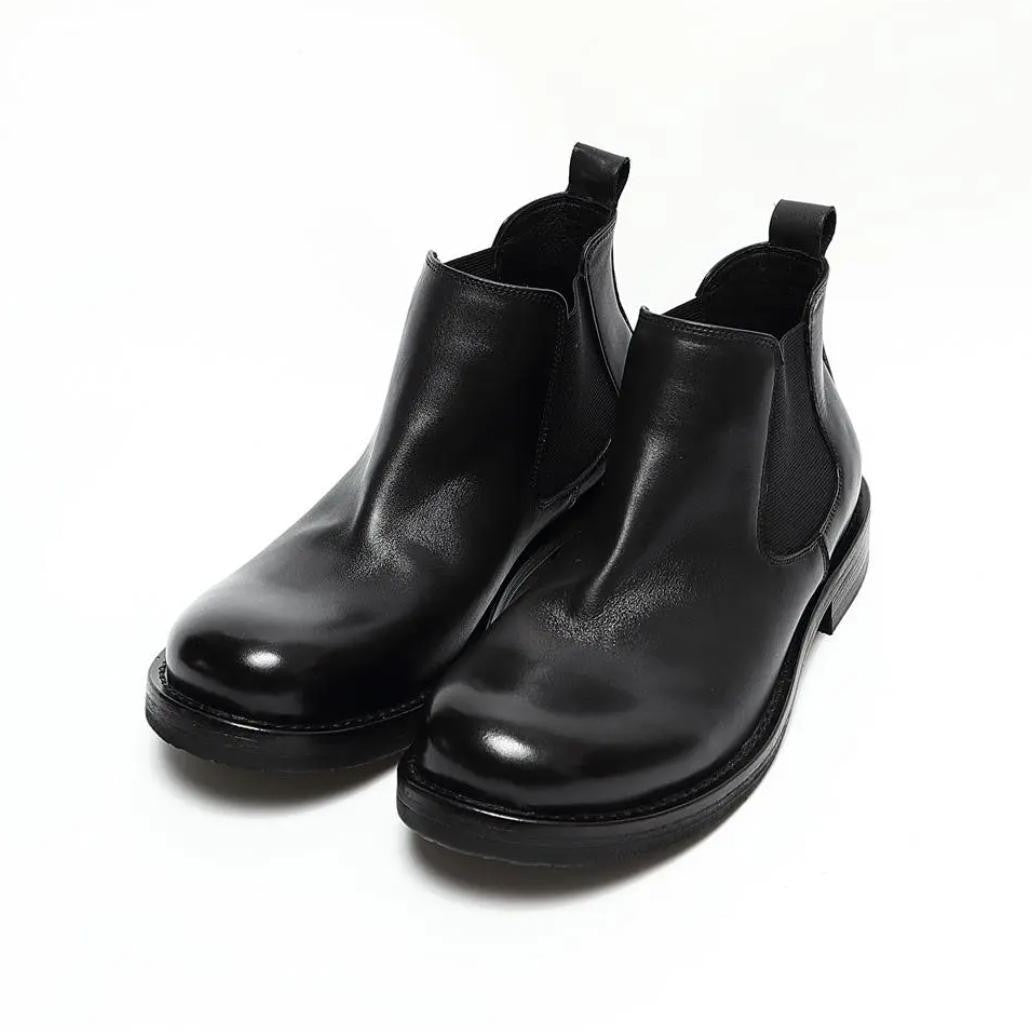 Men's Single Chelsea Booties Big Head Derby Boots