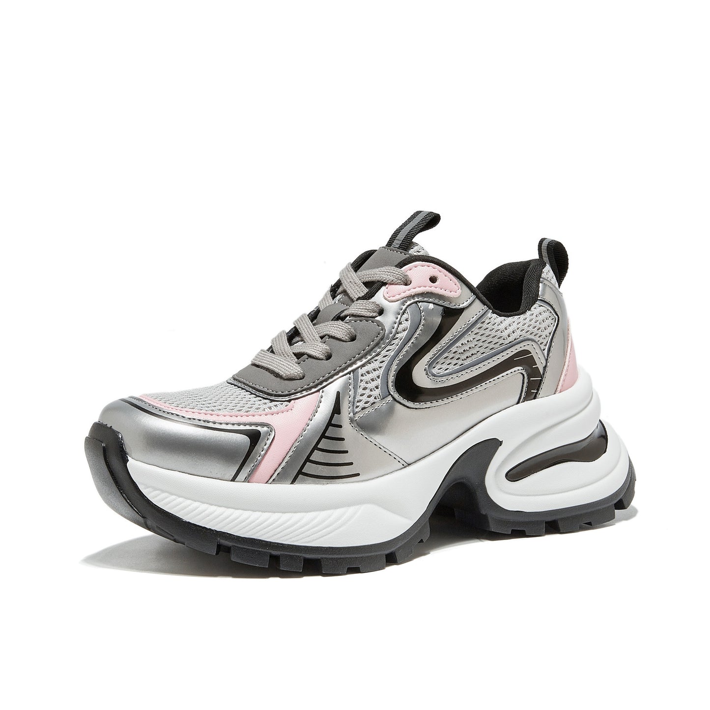 Women's Platform Dad Spring High-grade Retro Height Increasing Sneakers