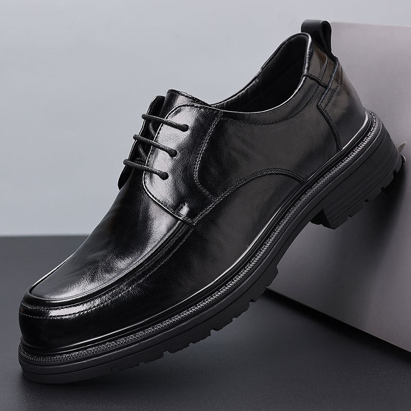 Men's Top Layer Cowhide Autumn Business Genuine Casual Shoes