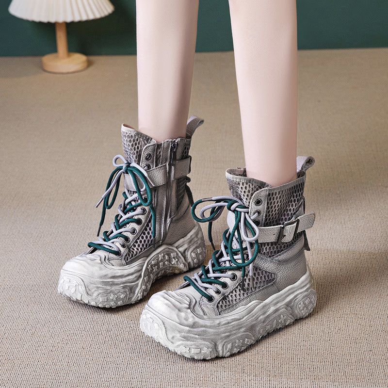 Women's Martin For Summer Waste Soil Style Breathable Boots