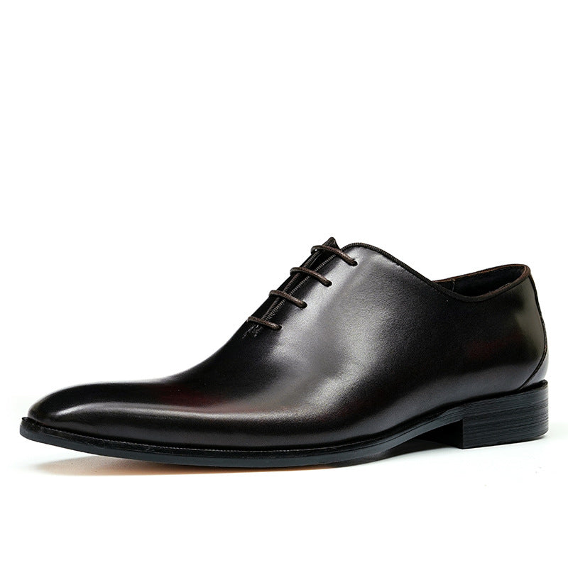 Men's Oxford Genuine Handmade British Business Dress Leather Shoes