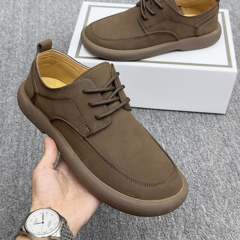 Men's Hollow Summer Genuine Breathable Trendy Platform Sandals