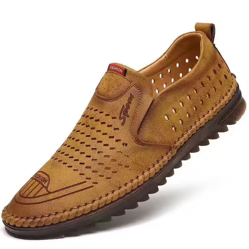 Men's Dad Summer Fashion Soft Bottom Slip-on Casual Shoes
