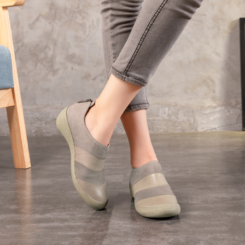 Women's Height Increasing Genuine Retro Pumps Wedge Casual Shoes