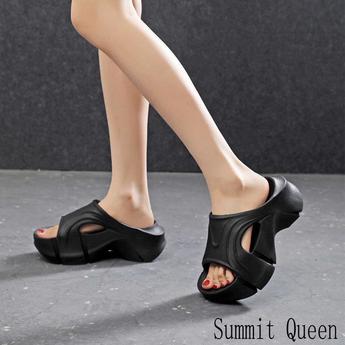 Women's Paris Platform Fashion Pure Color Sandals