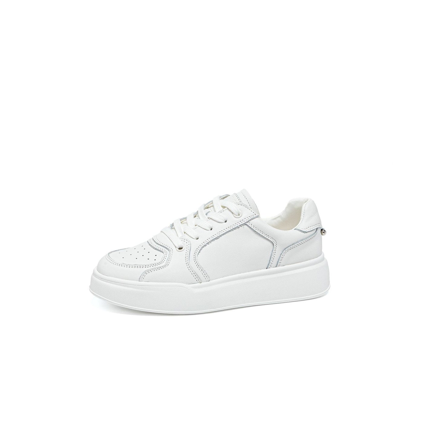 Women's Summer Top Layer Cowhide Easy Wear Casual Shoes