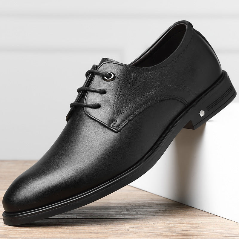 Men's First Layer Cattlehide Fashion Comfortable Durable Leather Shoes