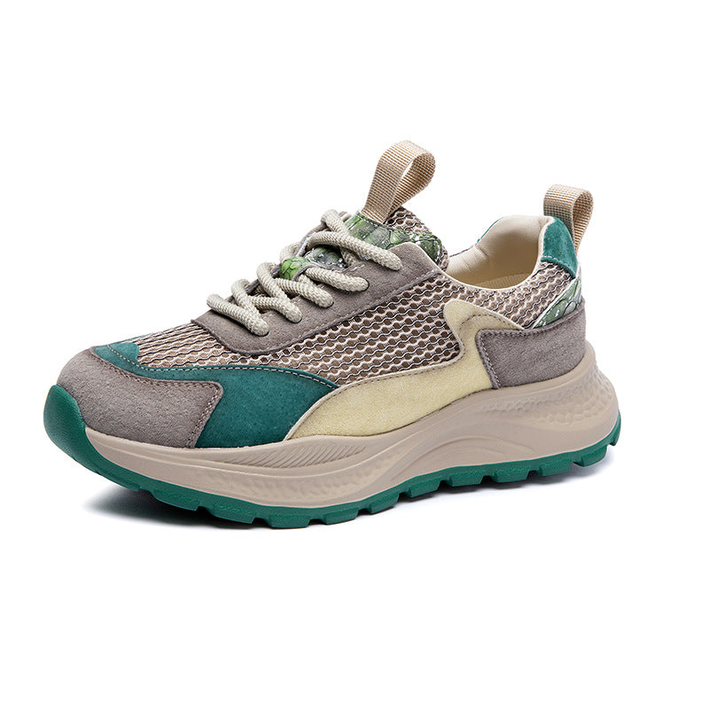 Women's Retro Soft Bottom Lightweight Mesh Surface Sneakers