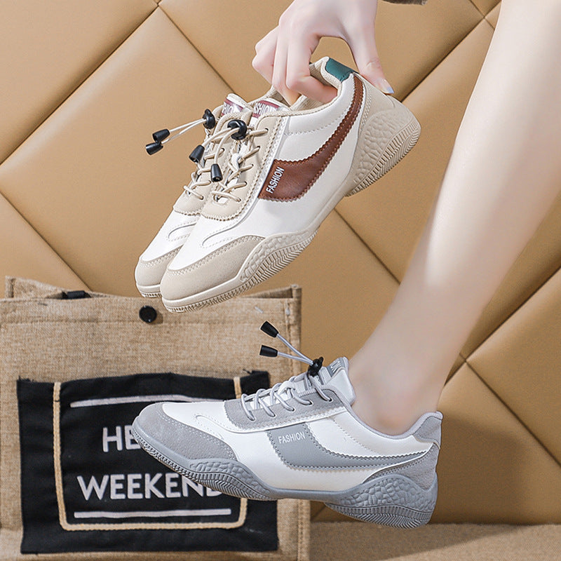 Women's Spring White Breathable Daddy Lightweight Leisure Casual Shoes