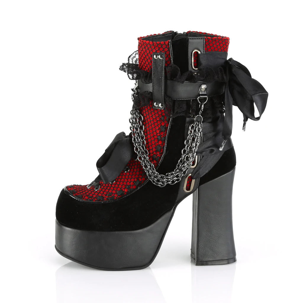 Women's Gothic Retro Chunky Platform Plus Size Boots