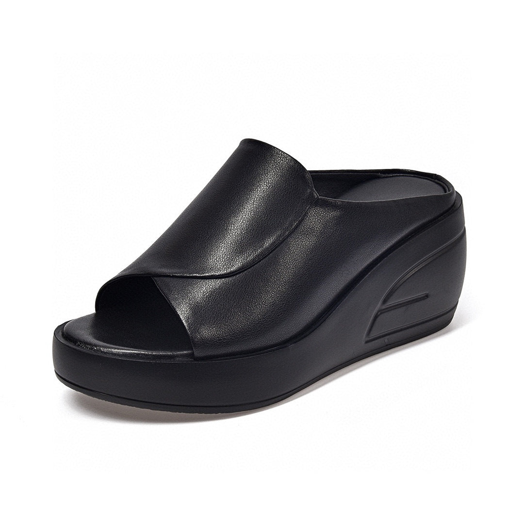 Women's Wedge Outer Wear Summer Peep Toe Slippers
