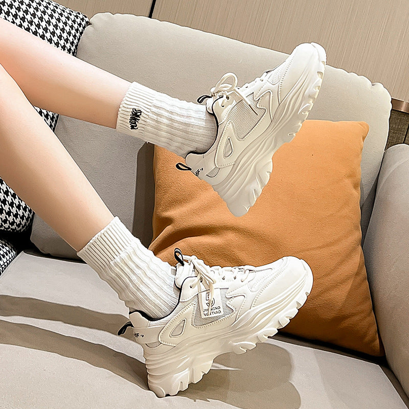 Women's Platform Dad Spring Korean Style Versatile Men's Shoes